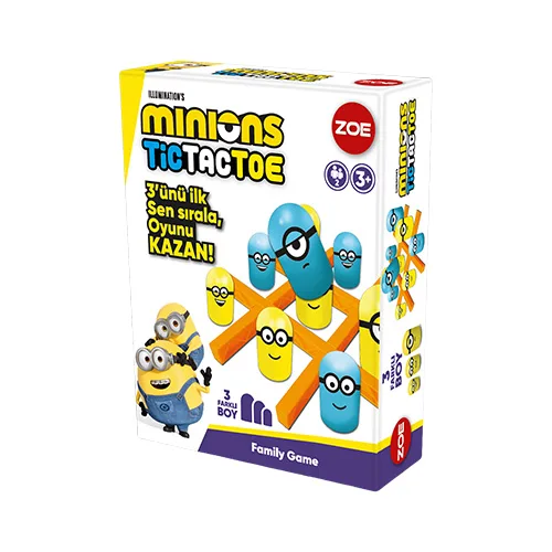 Minions Monster Tic Tac Kutu Oyunu