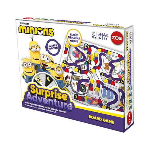 Minions Suprise Adventure Kutu Oyunu Puzzle Hediye
